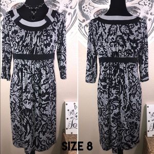 NWOT💗Evan Picone Size 8 Empire Waist Dress